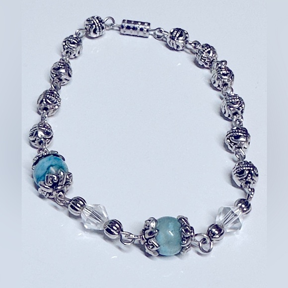 🥳HP:RARE Soul’s 3pc Handcrafted “Persian Turquoises” Gemstones 925s Jewelry Set - Picture 10 of 17